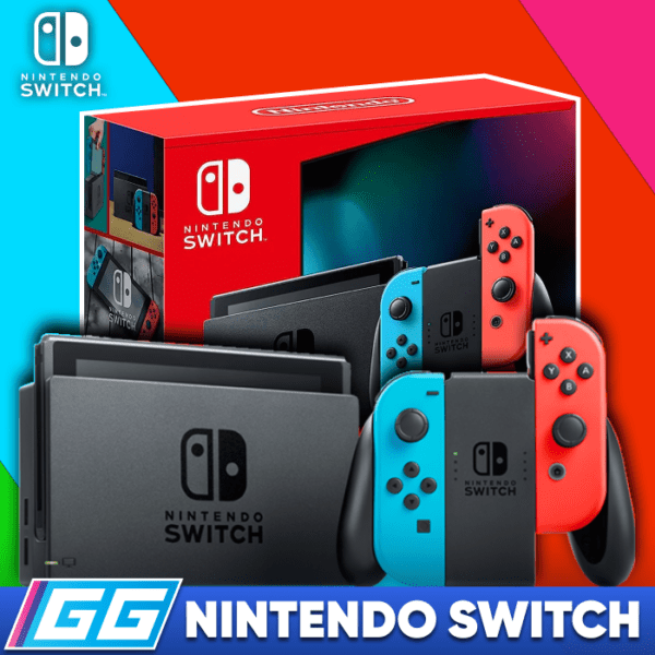 NINTENDO Switch – Neon Red & Blue