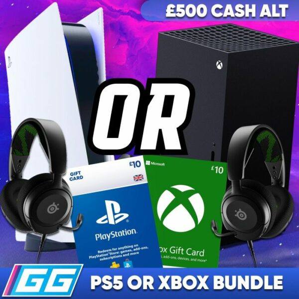 PS5 or XBOX GAMING BUNDLE or £500 CASH